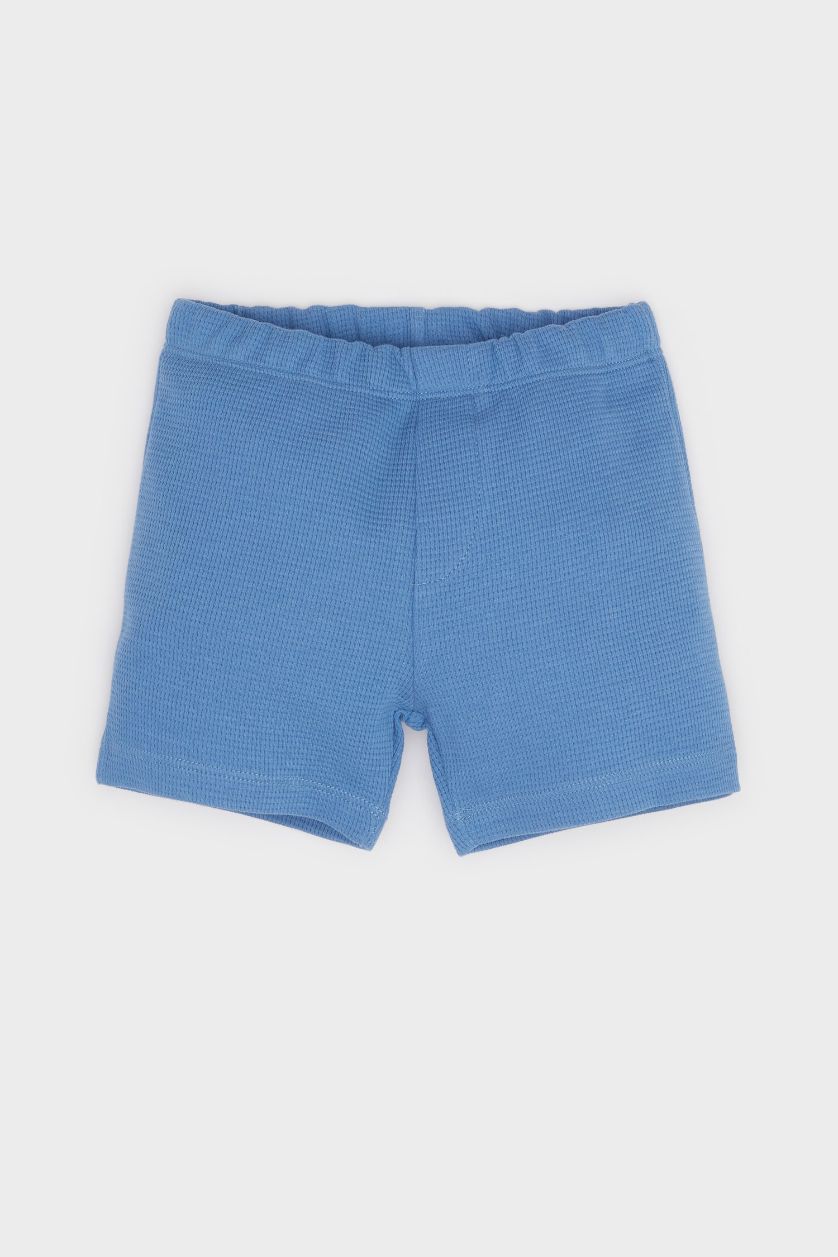 BABY BOY White 2 piece Regular Fit Crew Neck Printed Set