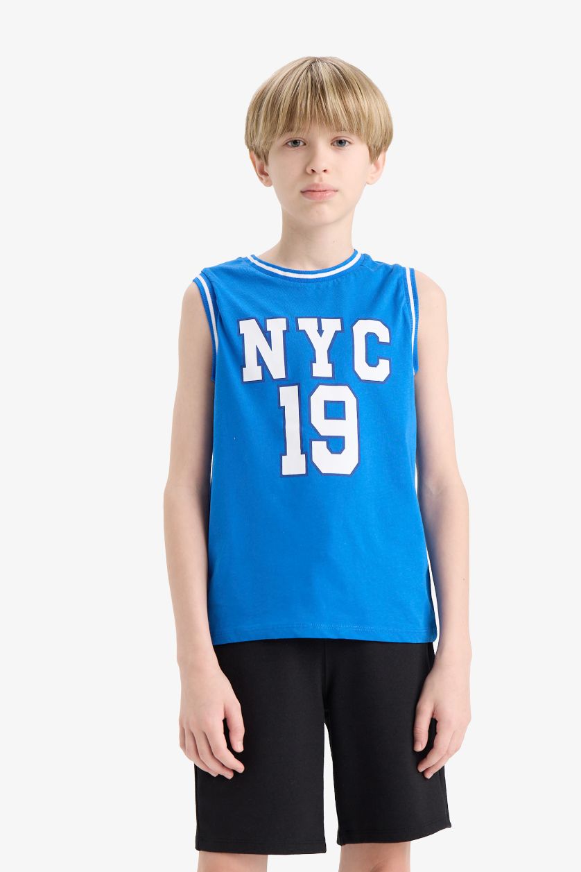 Erkek Çocuk - Genç Erkek Royal 2'li Takım Baskılı Atlet Beli Lastikli Şort Erkek Çocuk