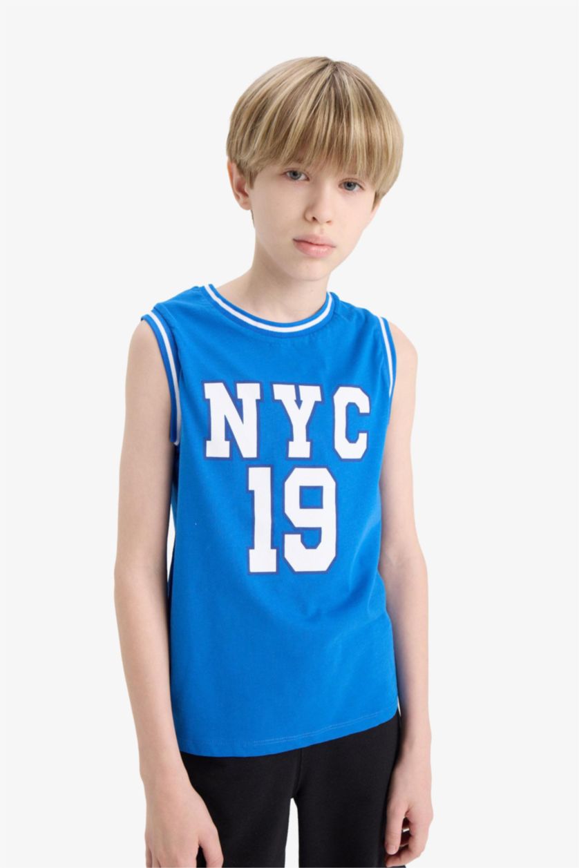 Erkek Çocuk - Genç Erkek Royal 2'li Takım Baskılı Atlet Beli Lastikli Şort Erkek Çocuk