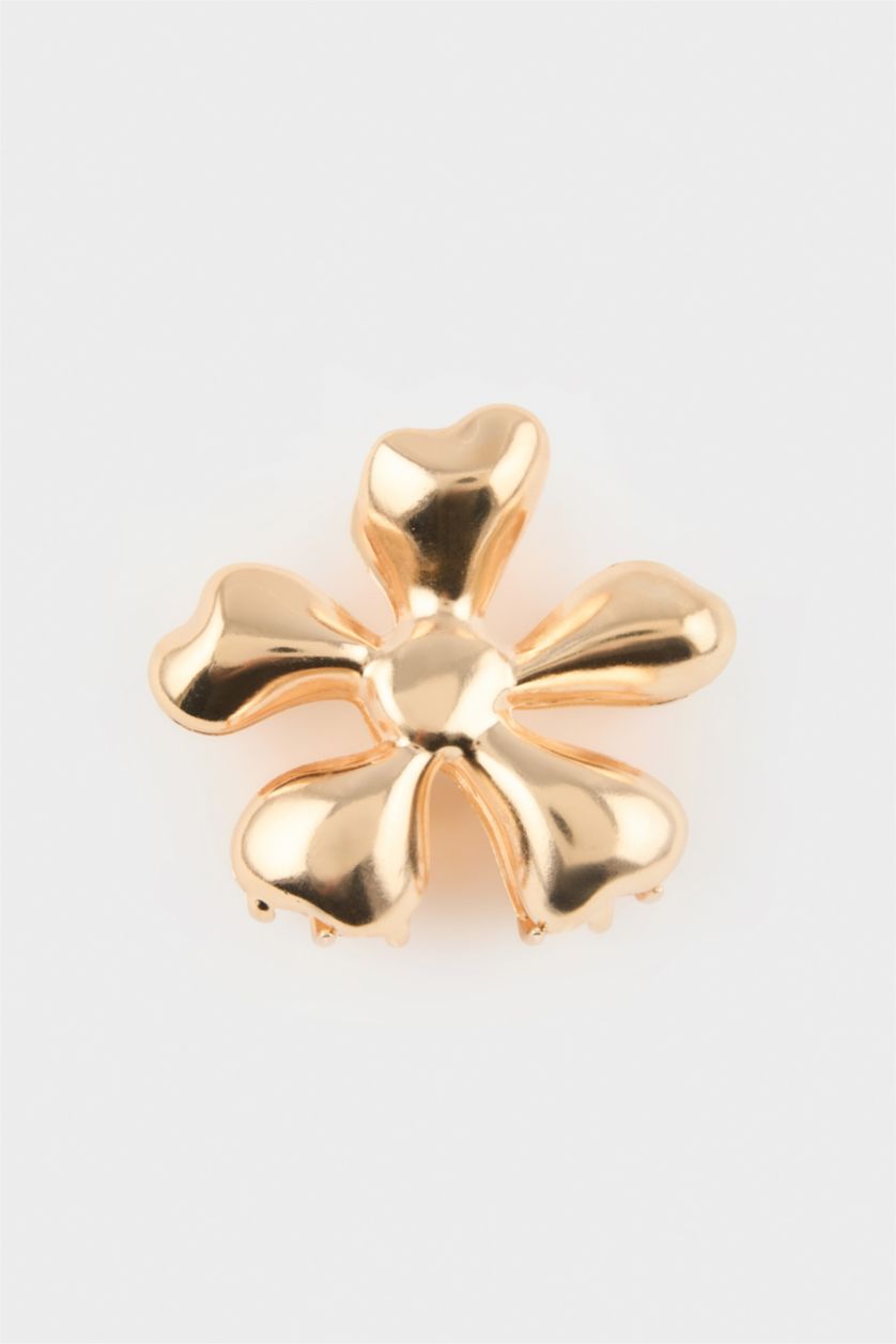 WOMAN GOLD Woman Gold Flower Latch Buckle