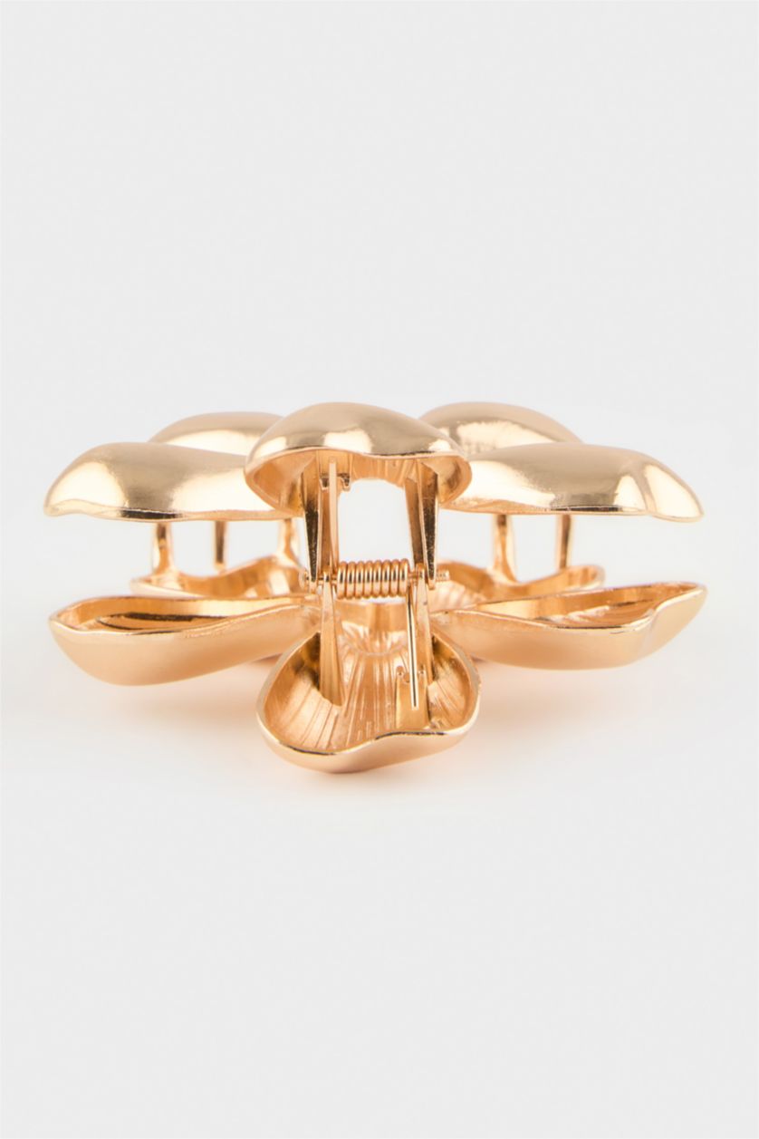 WOMAN GOLD Woman Gold Flower Latch Buckle