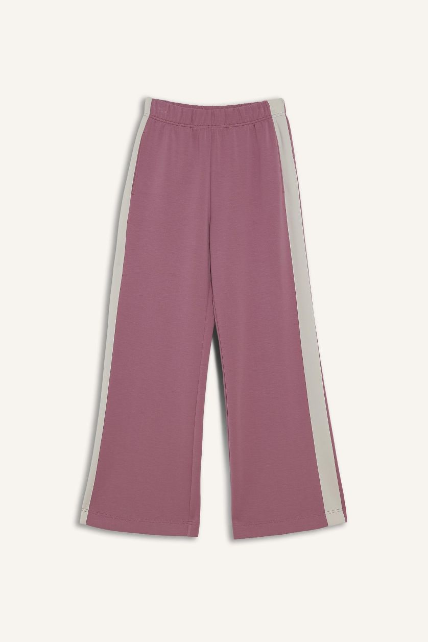 Kadın Gülkurusu Wide Leg Geniş Paça Standart Boy Modal Soft Touch Pantolon