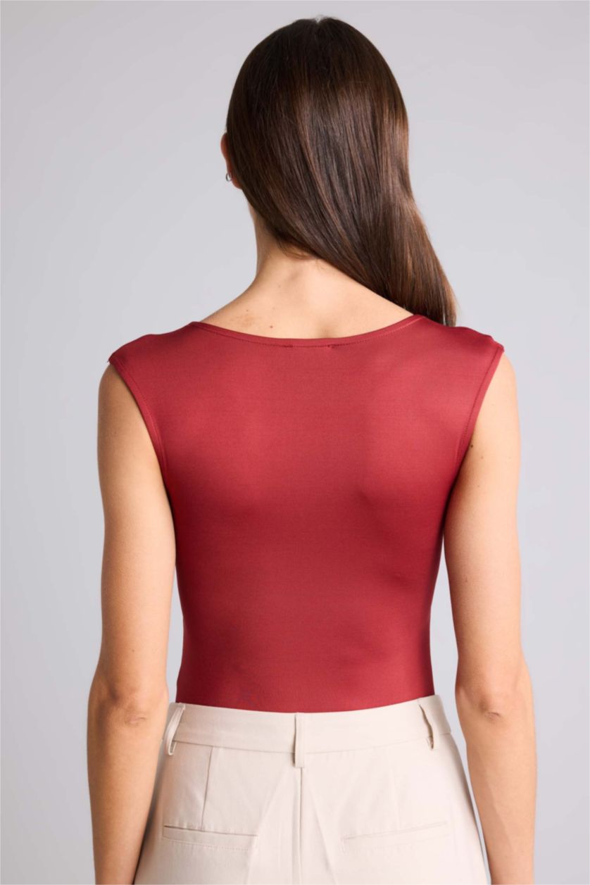 Woman Bordeaux Woman Bodysuit