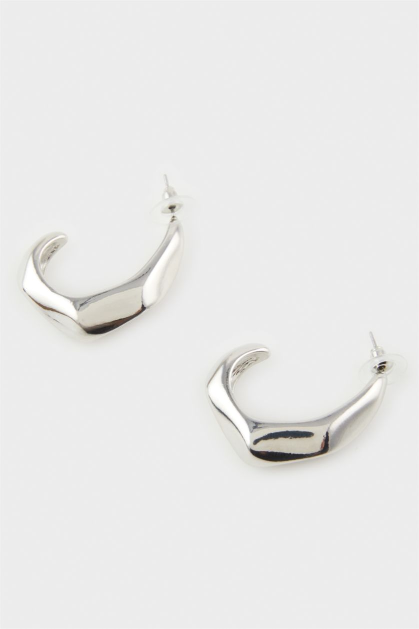 Kadın Gümüş Afra x DeFacto Sallantılı Silver Küpe