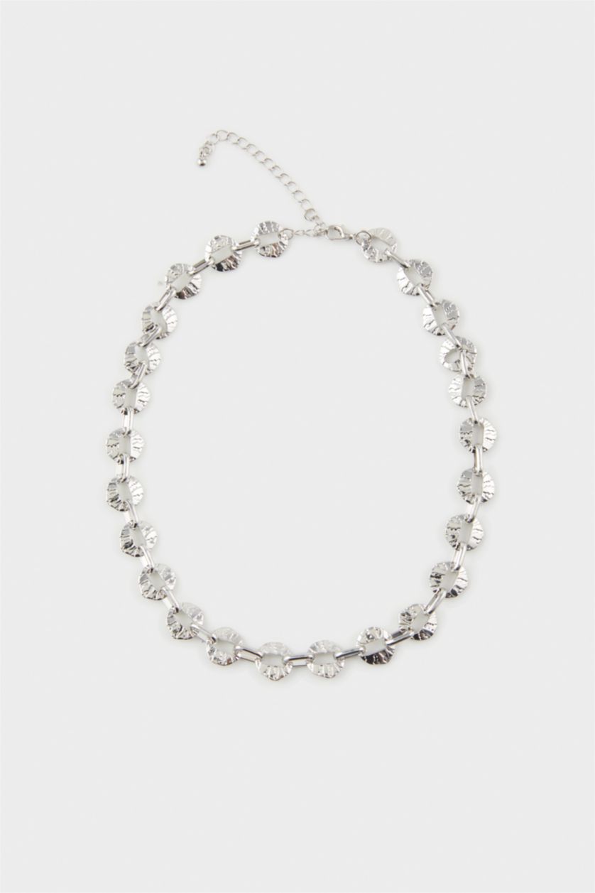 Женщины Серебряный Женское серебряное колье