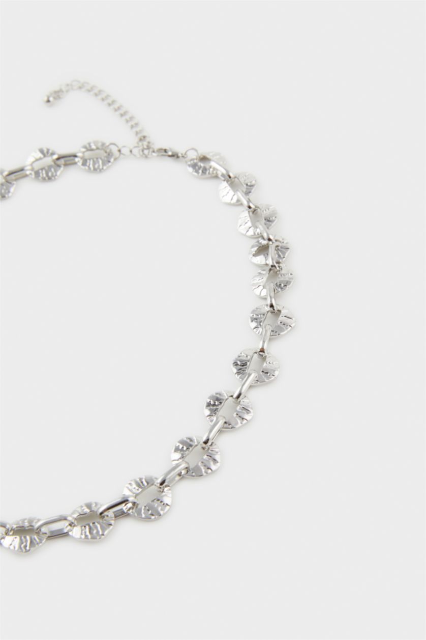 Женщины Серебряный Женское серебряное колье