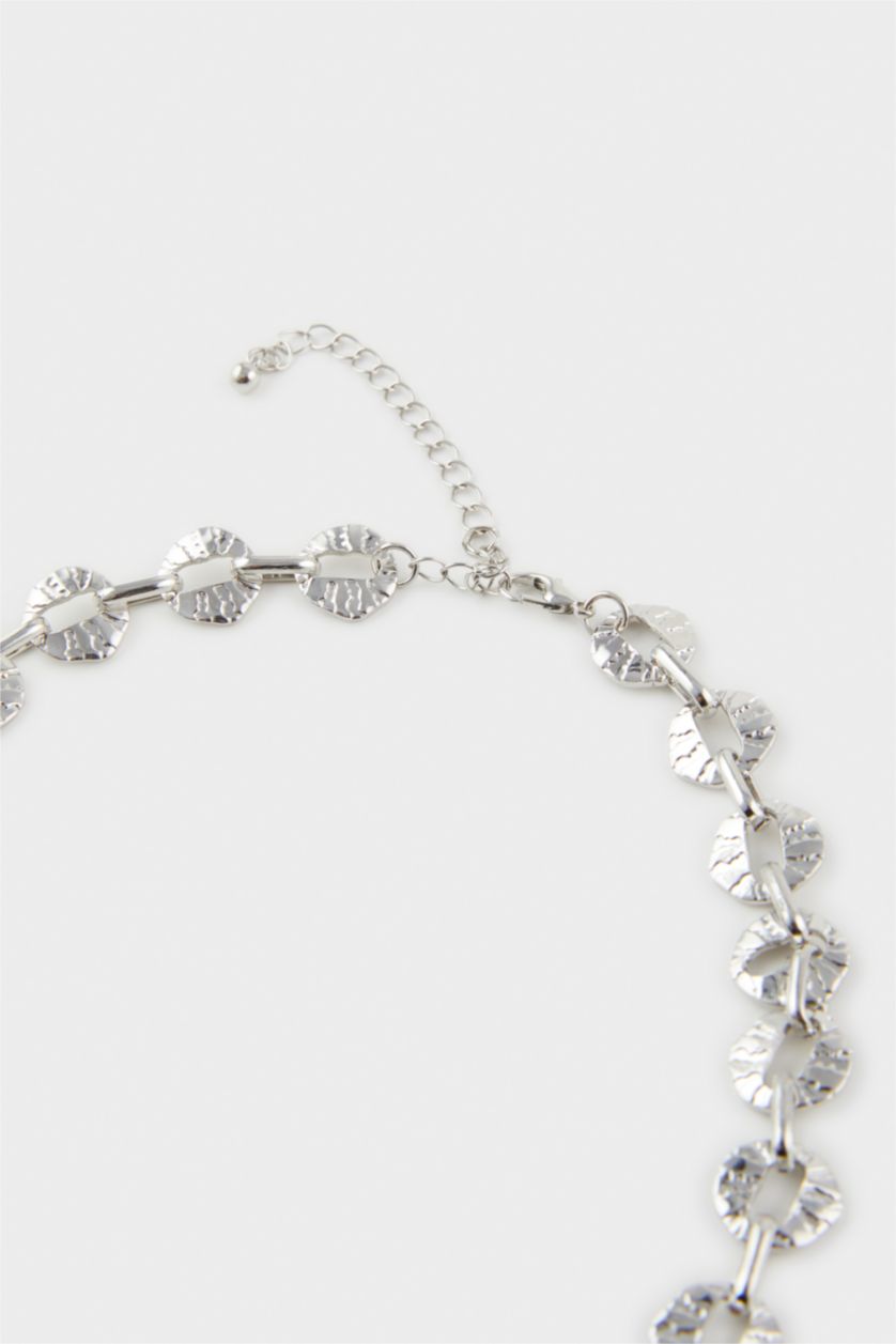 Женщины Серебряный Женское серебряное колье