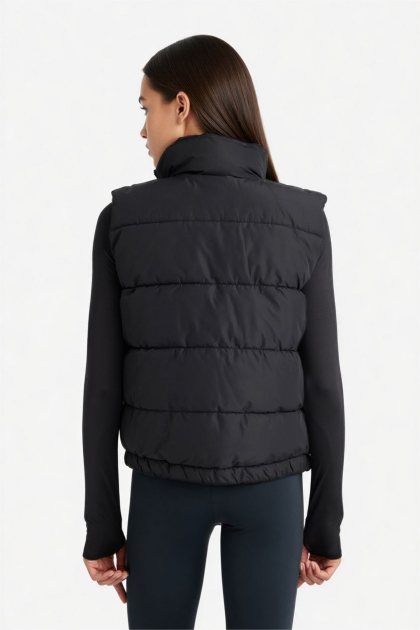 حريمي أسود فيست بامب رياضي قصة عادية بساق بسوسته وتر بروف من DeFactoFit