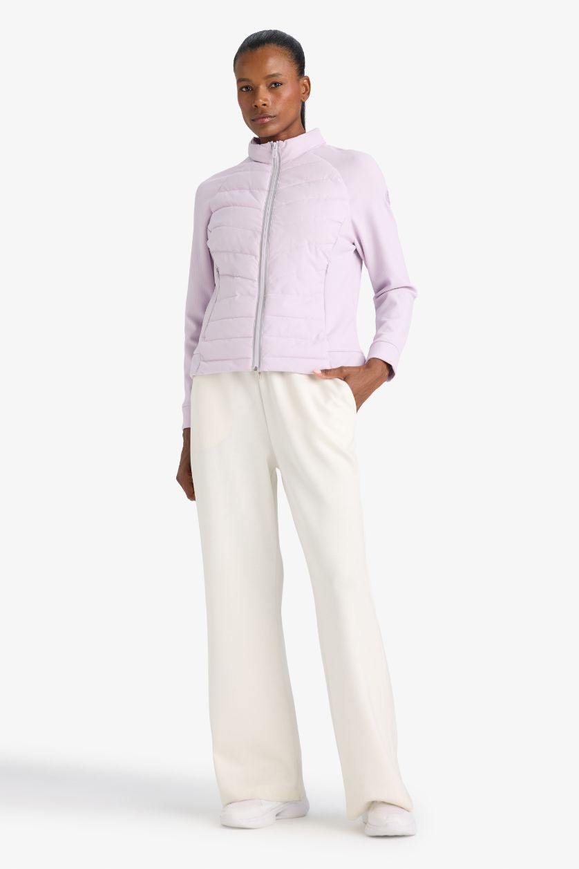 FEMME Violet Clair Veste imperméable Slim à fermeture zip de DeFactoFit