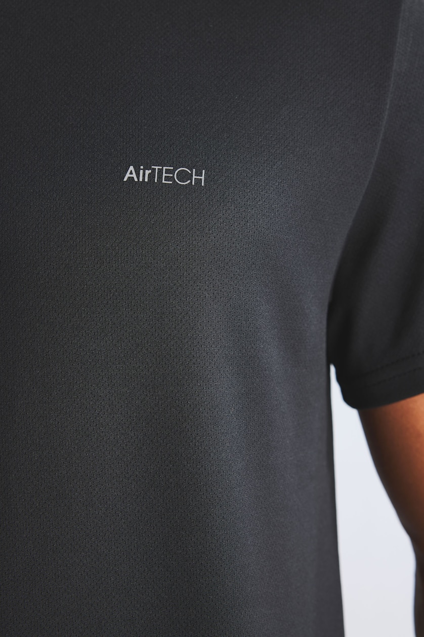 Men Black Standard Fit Short Sleeve T-Shirt