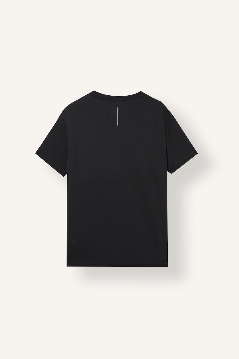 Men Black Standard Fit Short Sleeve T-Shirt