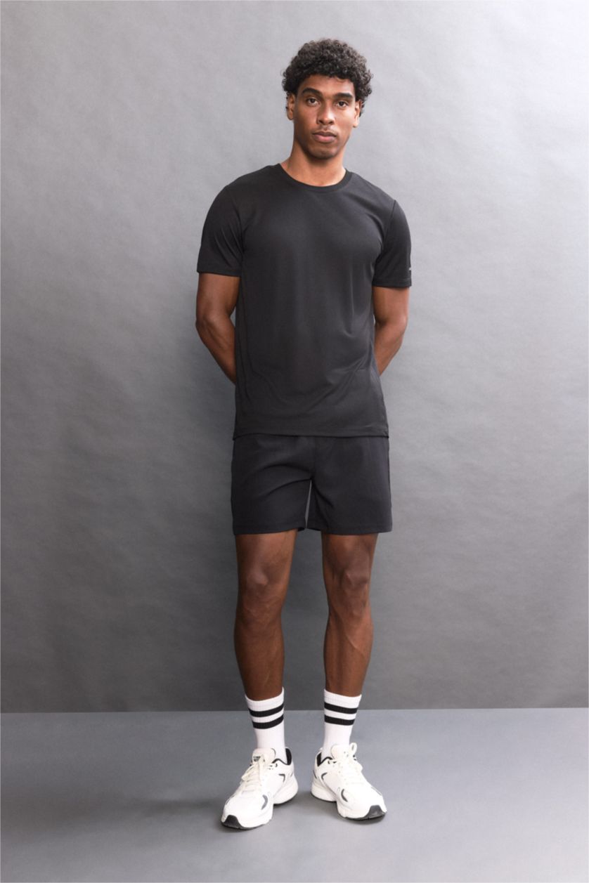 MAN Black Slim Fit Short Sleeve T-Shirt