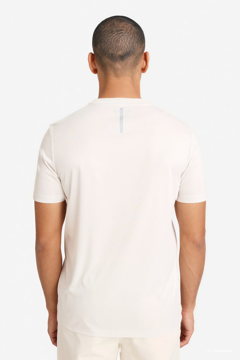Men Stone Slim Fit Crew Neck Printed Sports T-Shirt