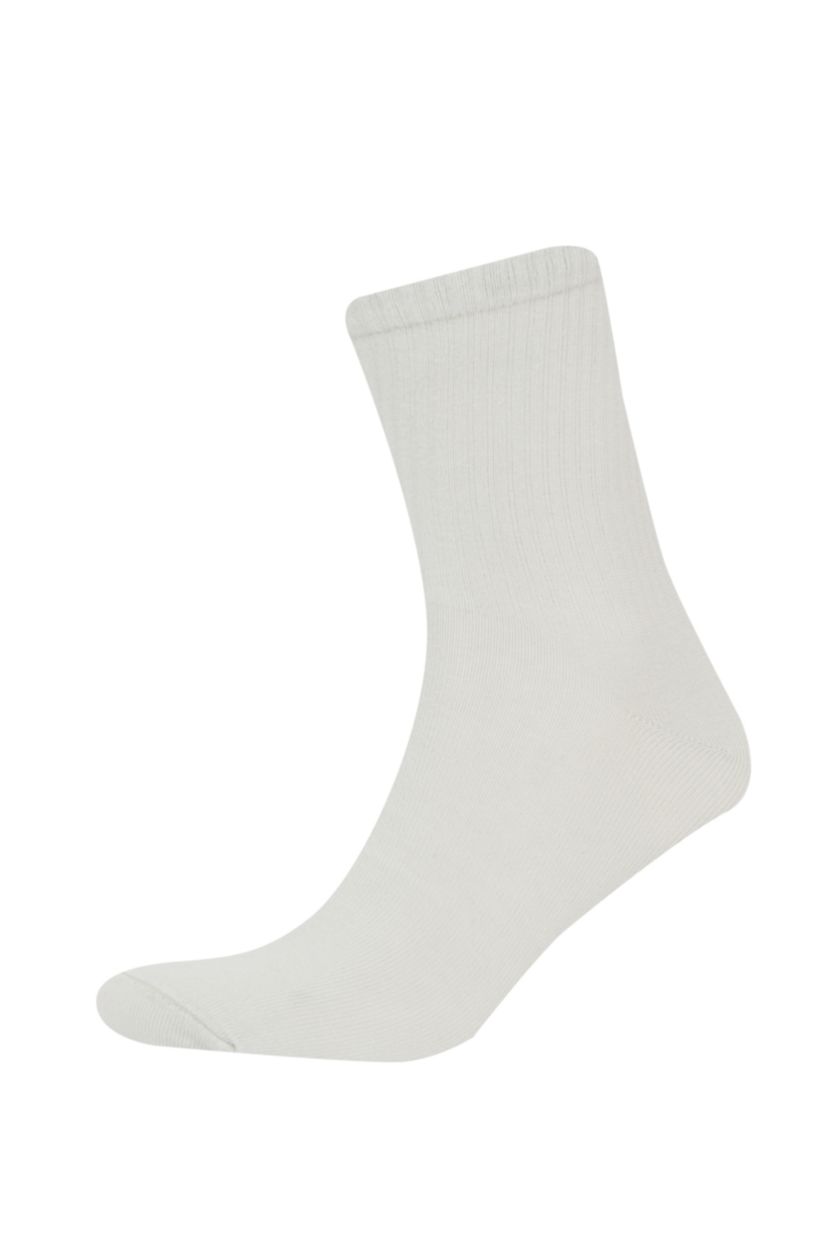 Erkek Mavi Erkek 3'lü Pamuklu Soket Çorap