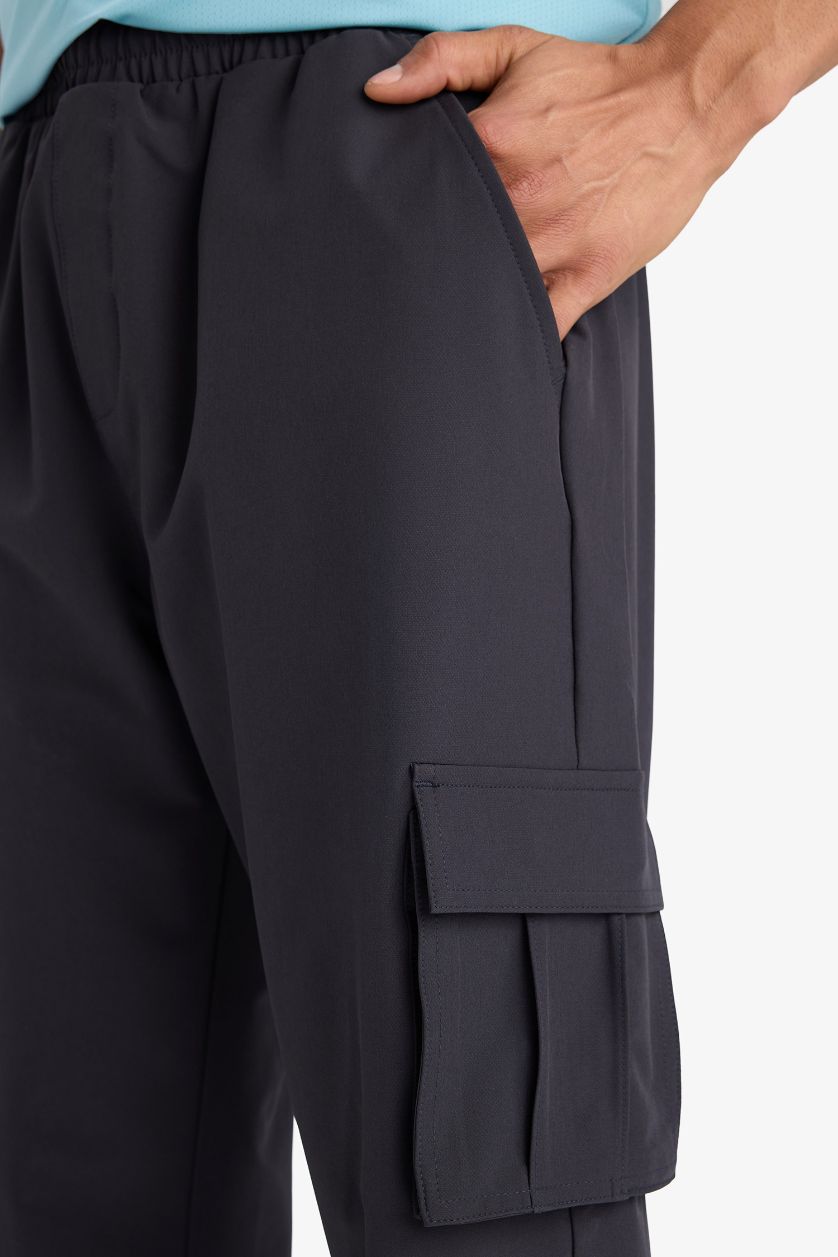 MAN Anthracite DeFactoFit Slim Fit Woven Sports Jogger Pants