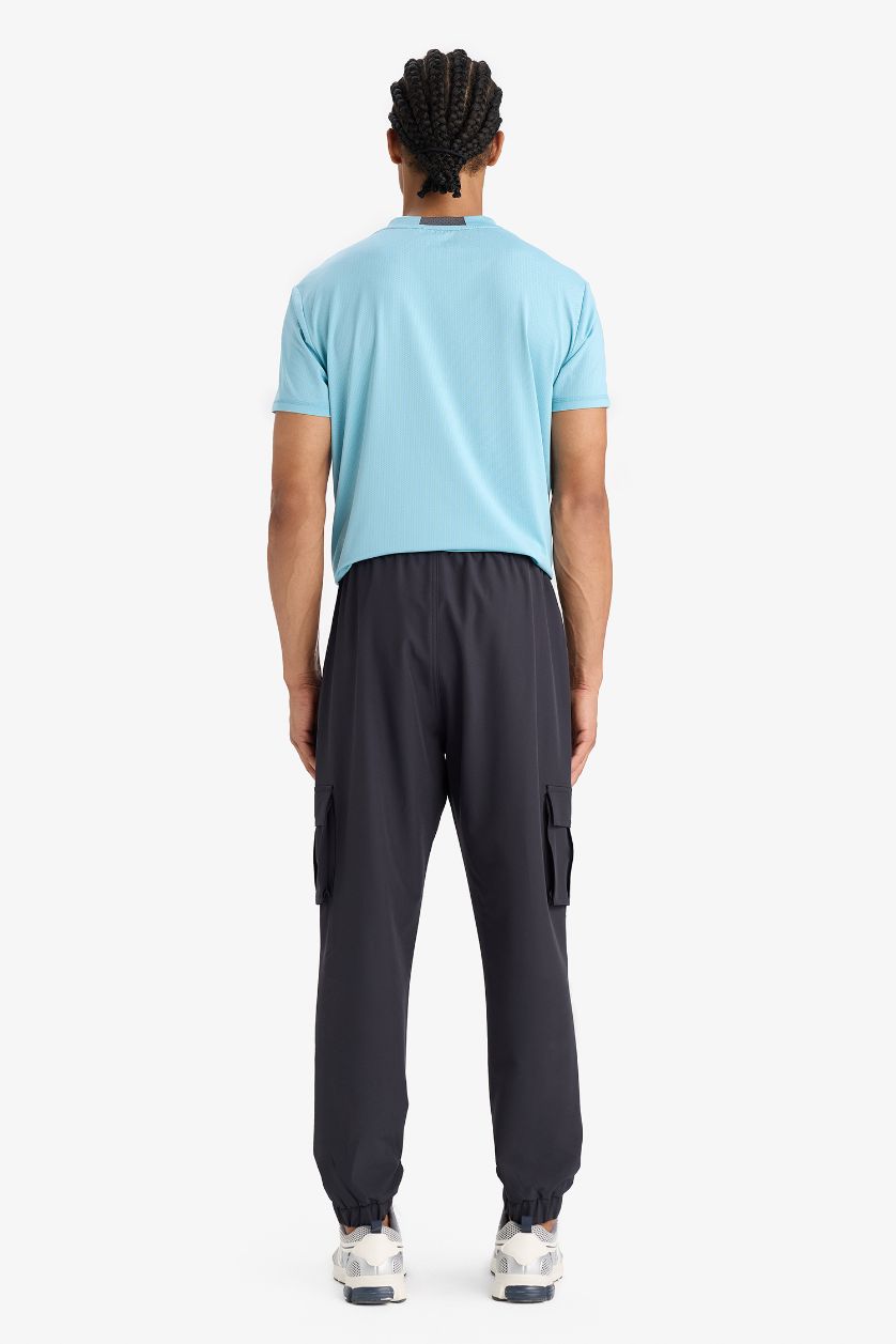 MAN Anthracite DeFactoFit Slim Fit Woven Sports Jogger Pants