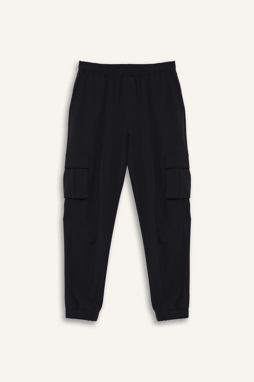 MAN Anthracite DeFactoFit Slim Fit Woven Sports Jogger Pants