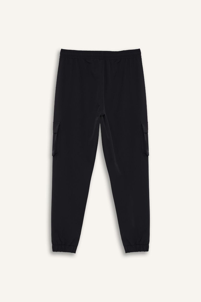 MAN Anthracite DeFactoFit Slim Fit Woven Sports Jogger Pants