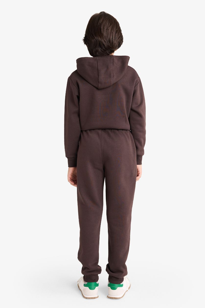 أولادي بني بنطلون رياضي أولادي مطبوع بخصر مطاطي