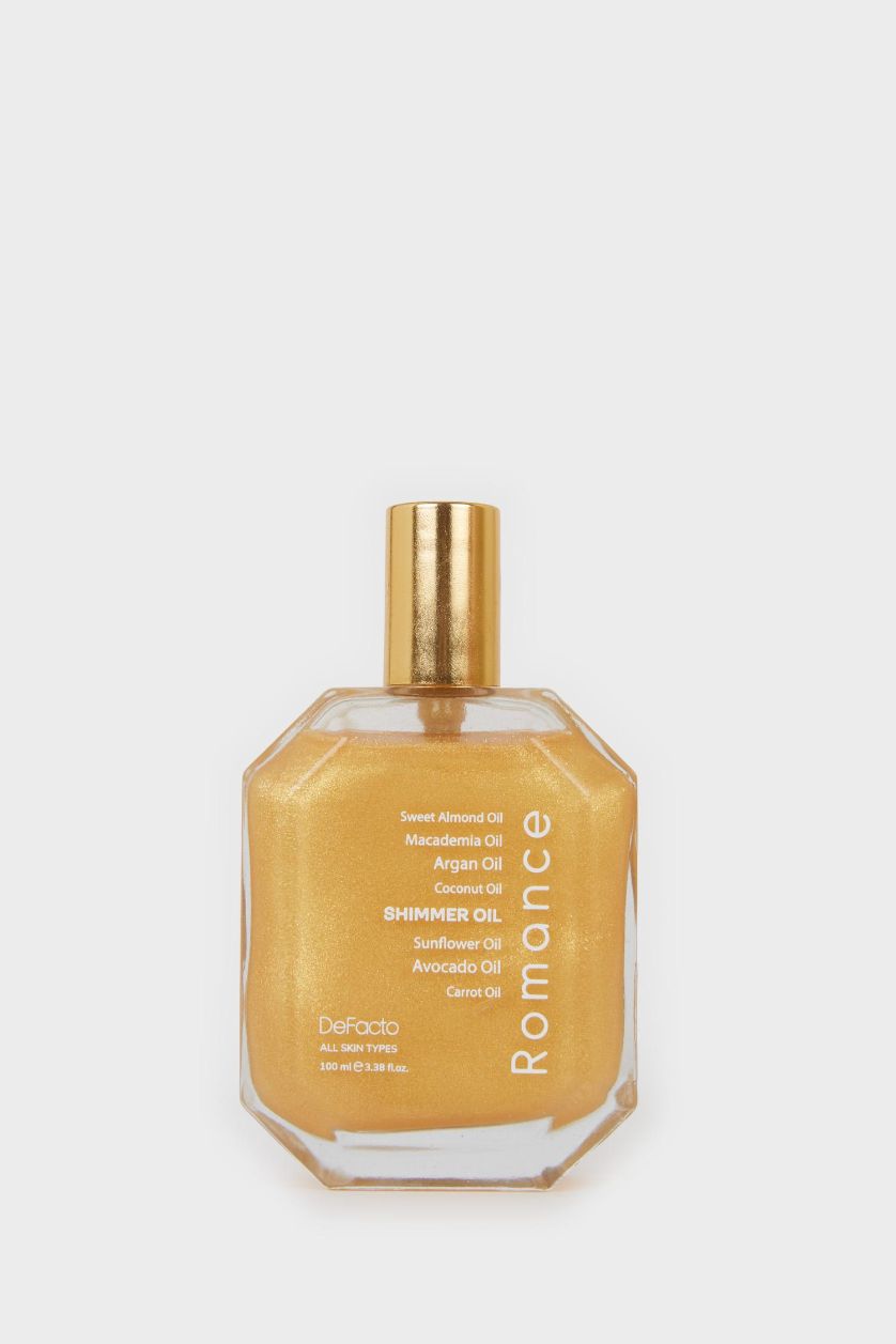 Kadın Altın Kadın DeFacto Shımmer Romance Floral - Fruity 100 ml Parıltılı Vücut Yağı