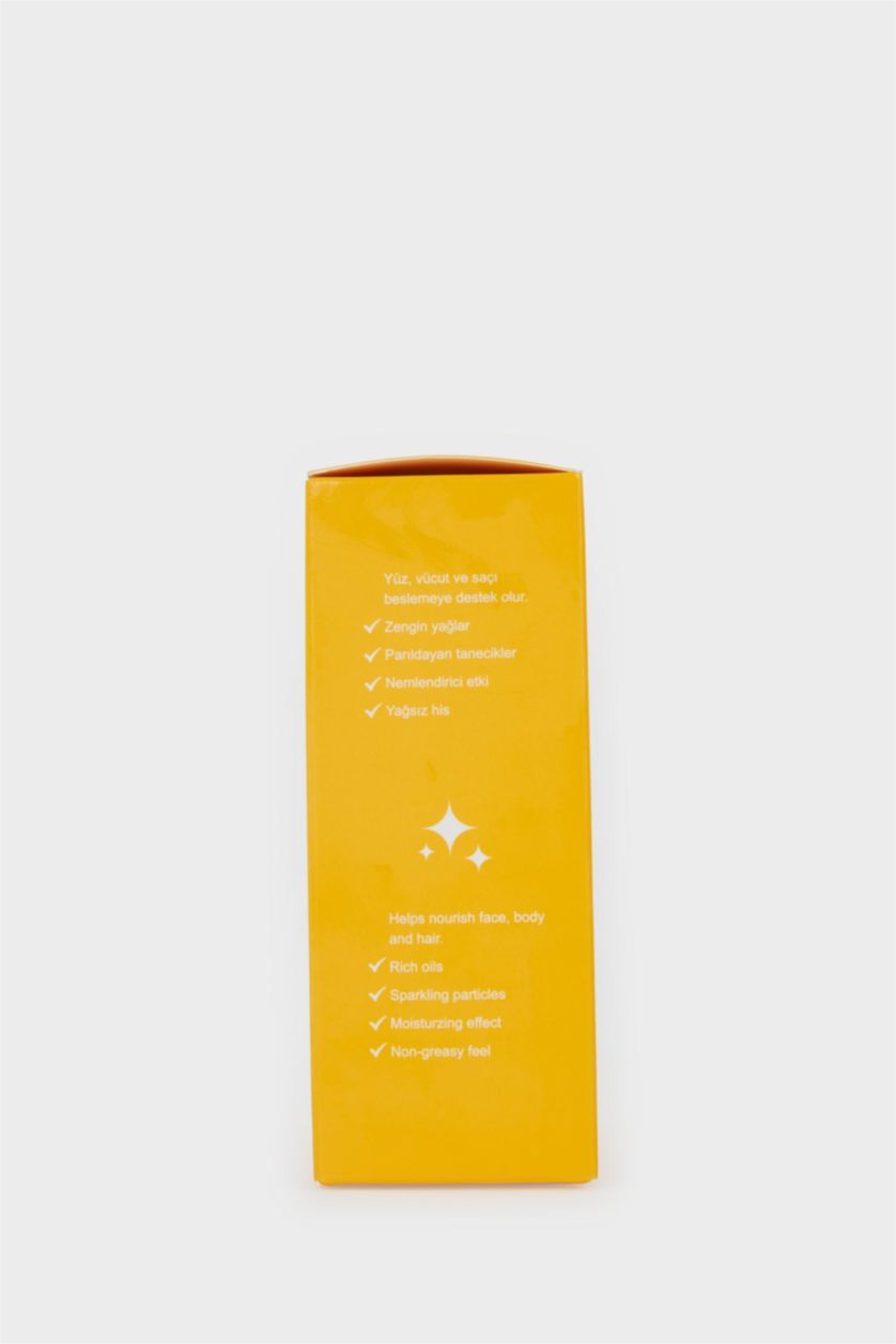 Kadın Altın Kadın DeFacto Shımmer Romance Floral - Fruity 100 ml Parıltılı Vücut Yağı