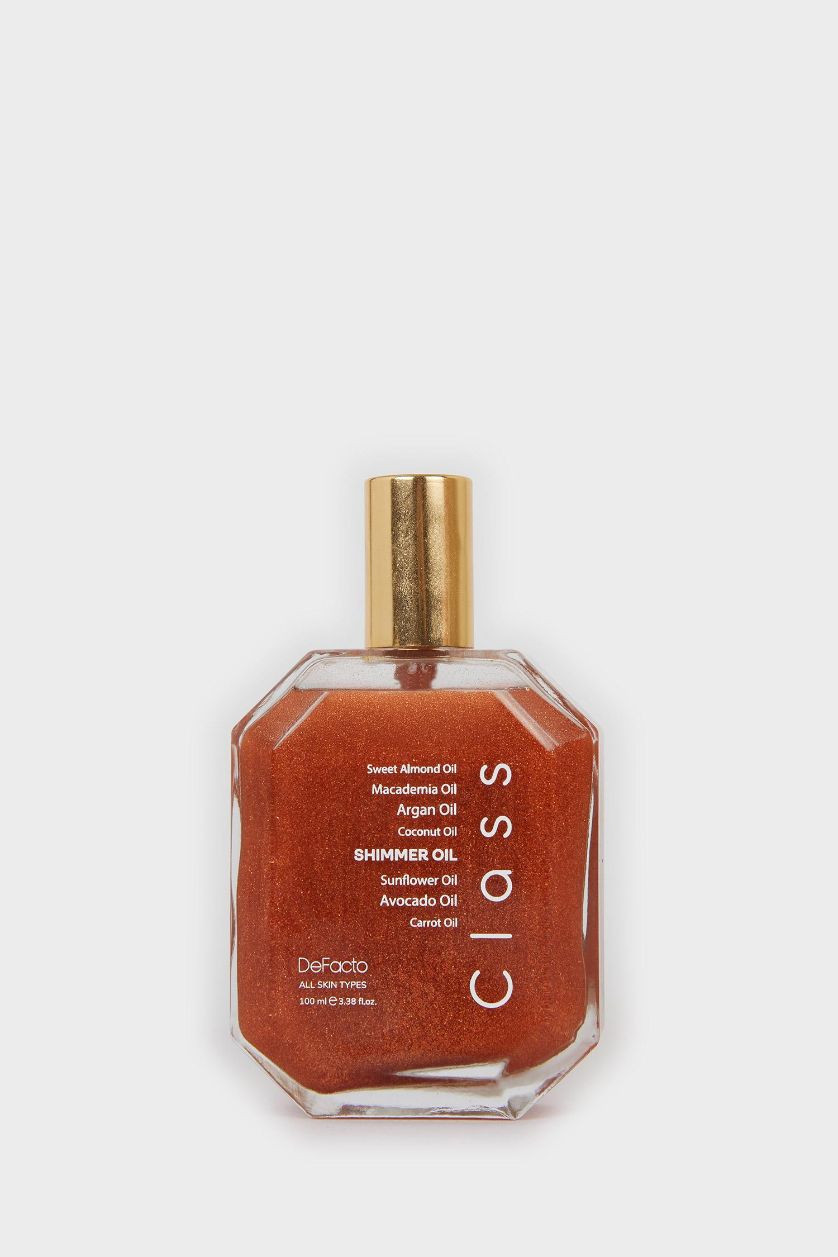 Kadın Turuncu Kadın DeFacto Shımmer Class Aromatik 100 ml Parıltılı Vücut Yağı