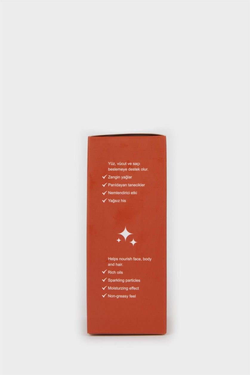 Kadın Turuncu Kadın DeFacto Shımmer Class Aromatik 100 ml Parıltılı Vücut Yağı