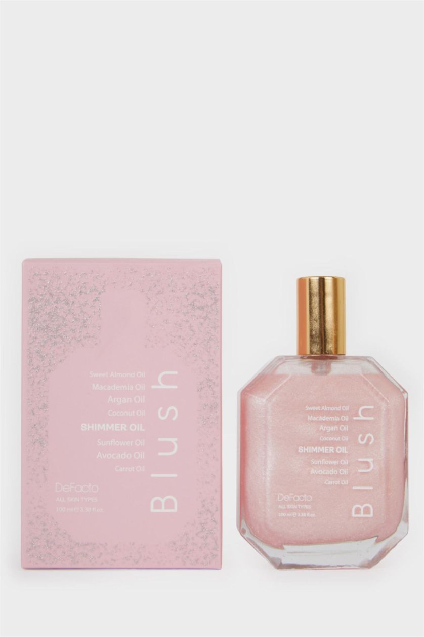 Kadın Pembe Kadın Defacto Shımmer Blush Meyvemsi 100 ml Parıltılı Vücut Yağı