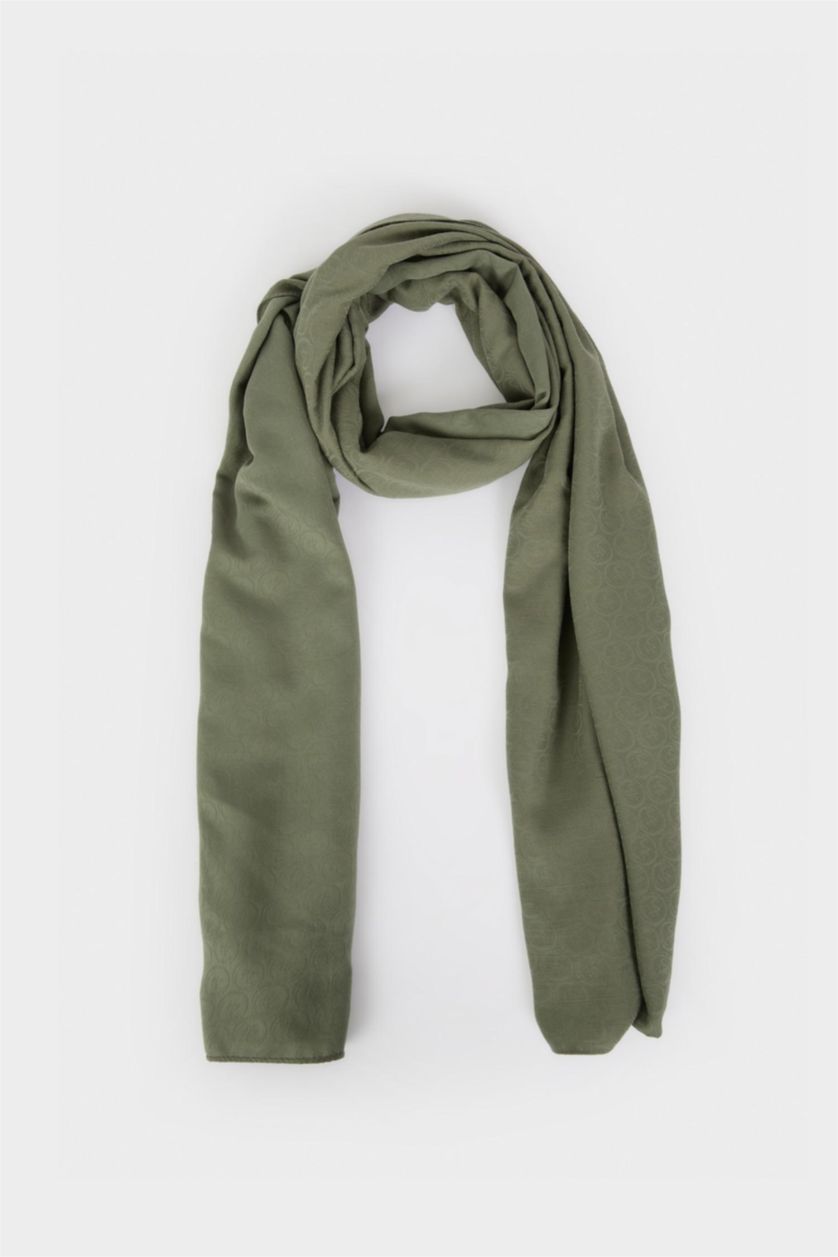 Woman Khaki Woman Hijab Shawl