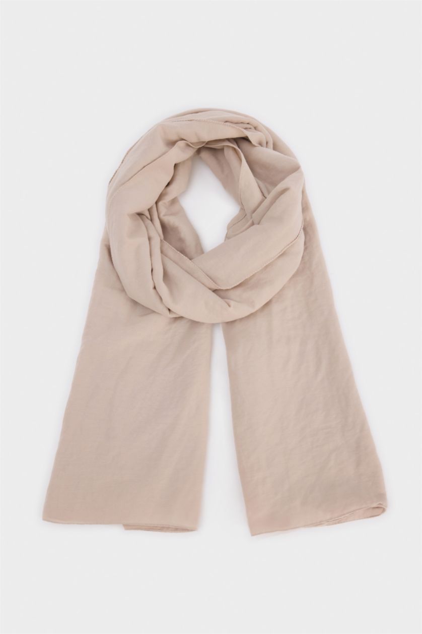 Women Beige Woman Hijab Shawl
