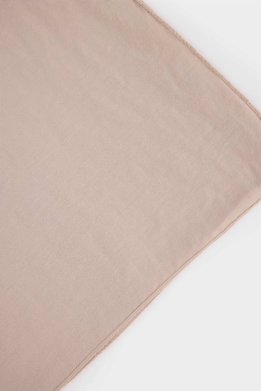Women Beige Woman Hijab Shawl