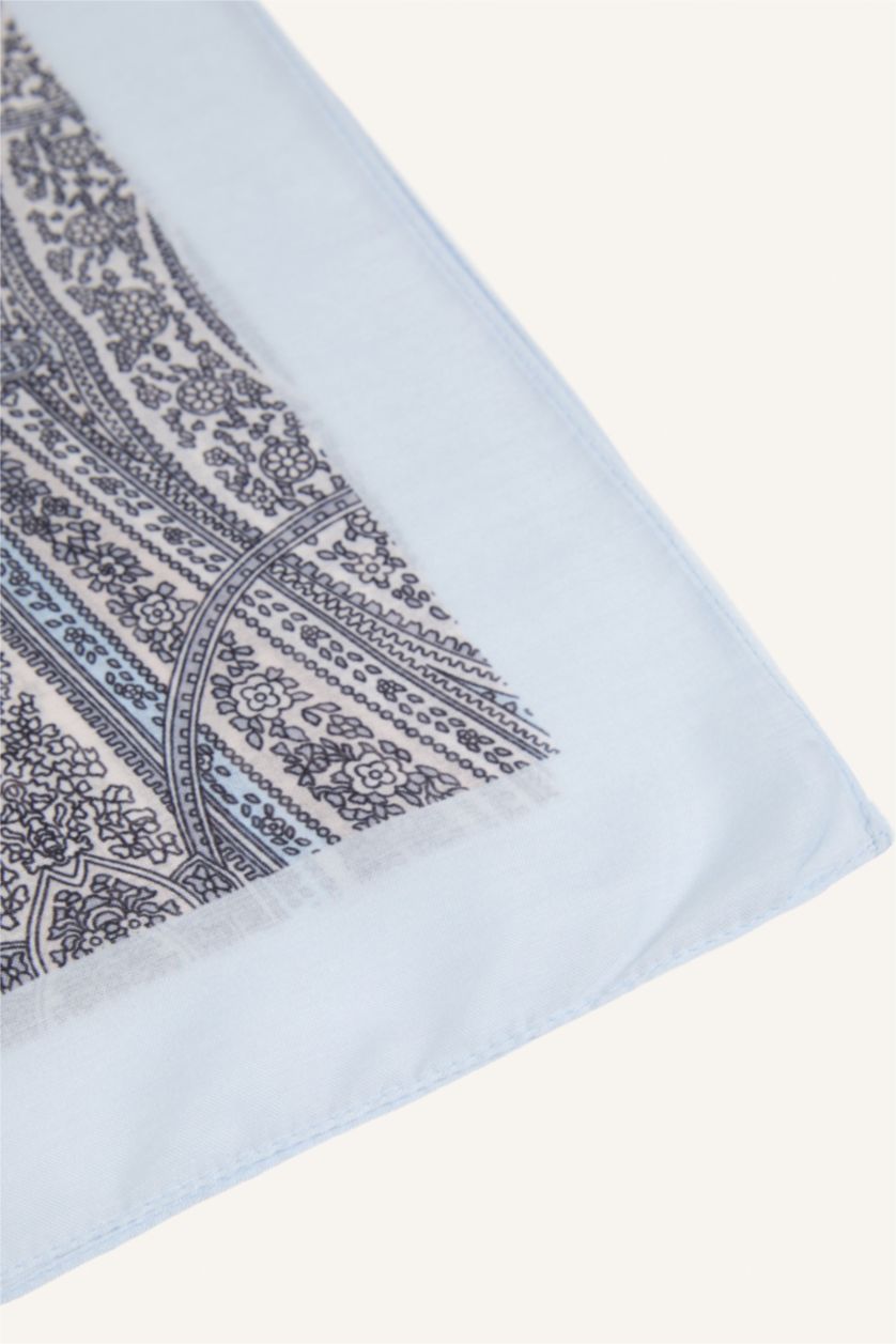 Kadın Açık Mavi Kadın Vual Tesettür Şal