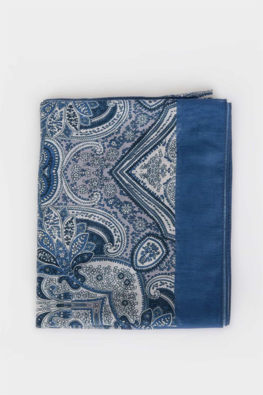 WOMAN Blue Woman Voile Hijab Shawl