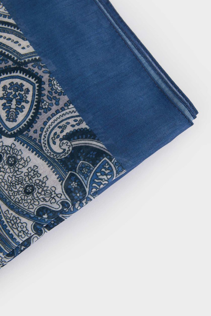 WOMAN Blue Woman Voile Hijab Shawl