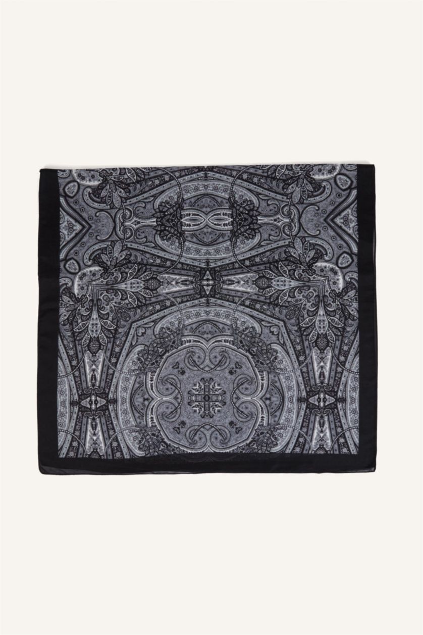 Kadın Siyah Kadın Vual Tesettür Şal