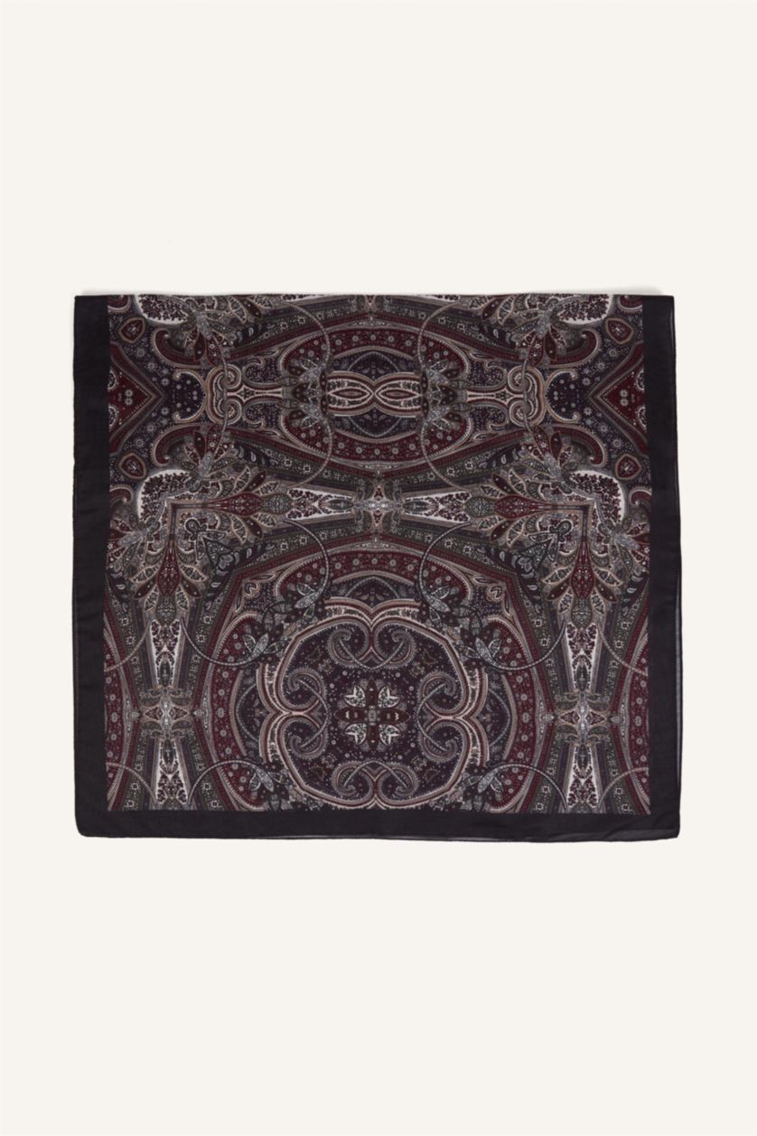 Kadın Kahve Kadın Vual Tesettür Şal