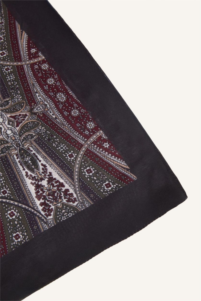 Kadın Kahve Kadın Vual Tesettür Şal