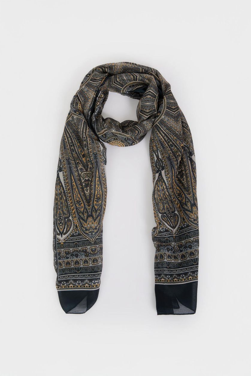 Kadın Siyah Kadın Vual Tesettür Şal