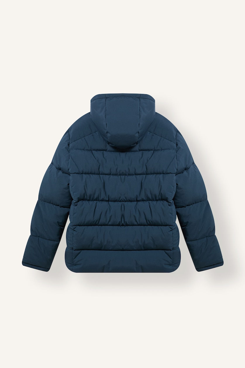 Man NAVY Regular Fit Water-Repellent Windproof Hooded Jacket