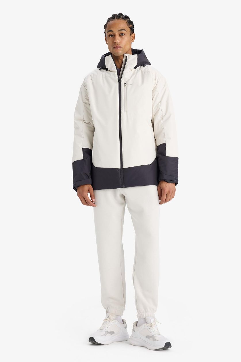 MAN Stone DeFactoFit Regular Fit Hooded Zippered Waterproof Jacket