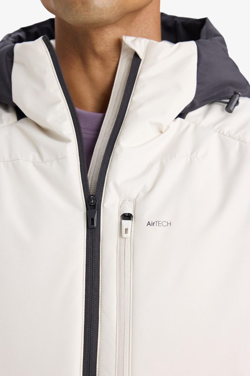 MAN Stone DeFactoFit Regular Fit Hooded Zippered Waterproof Jacket