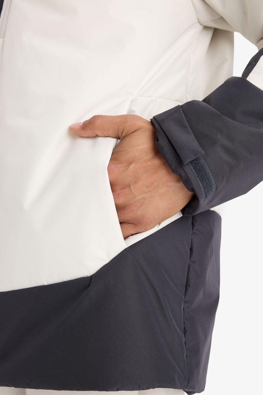 MAN Stone DeFactoFit Regular Fit Hooded Zippered Waterproof Jacket