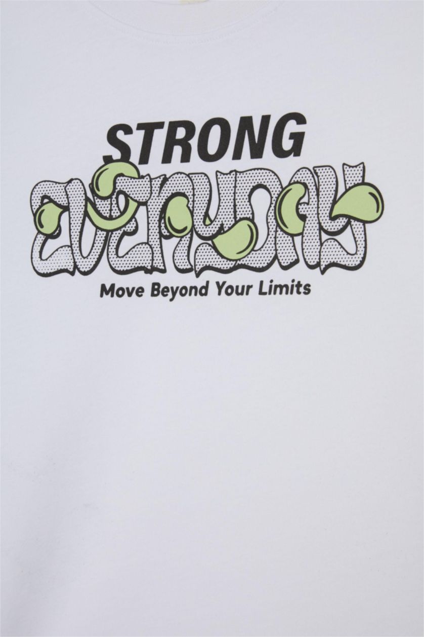 أولاد Violet Beyaz تيشيرت ولادي ردن طويل وقصة عادية