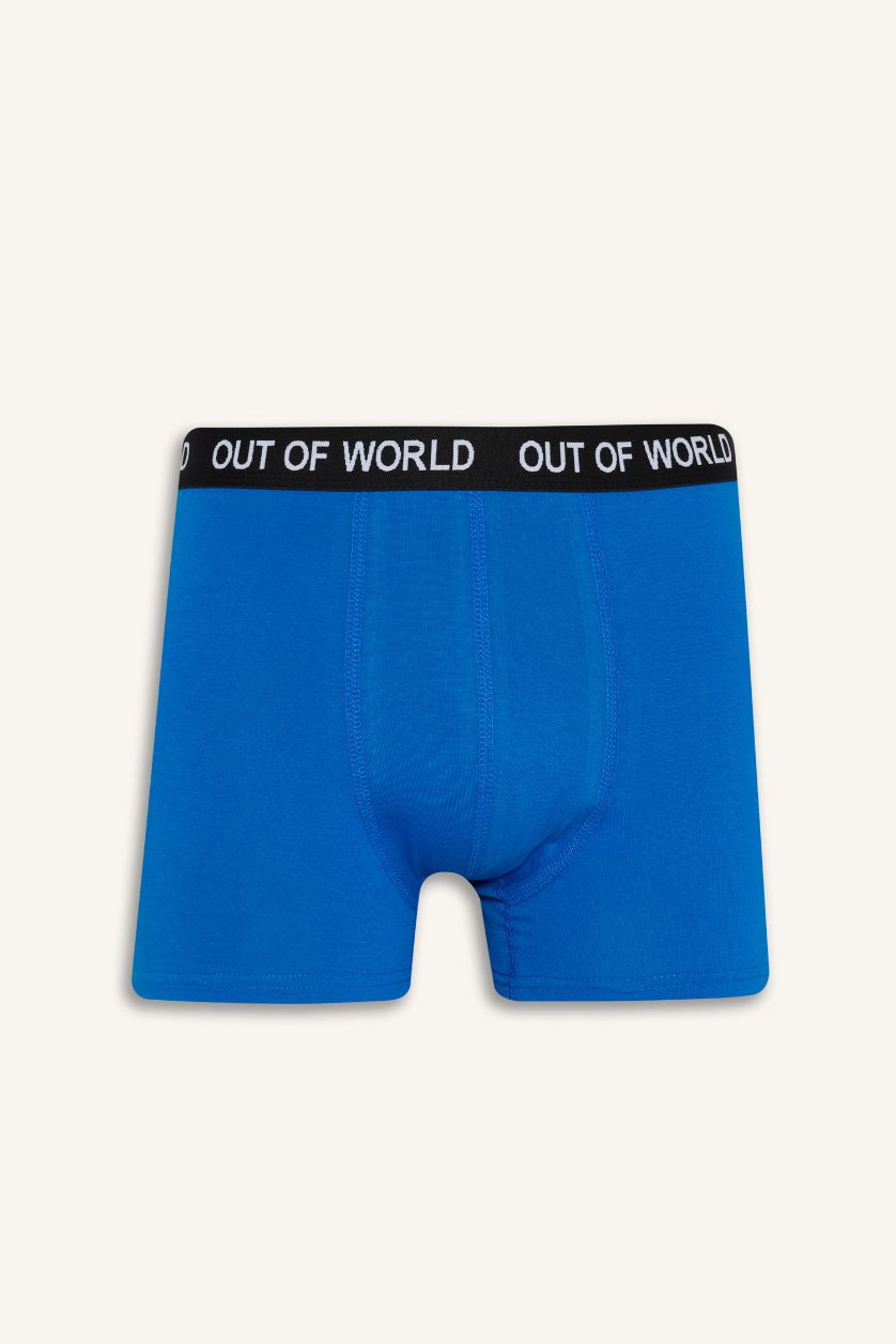 رجال كحلي بوكسر ولادي بطبعة - 3 قطع