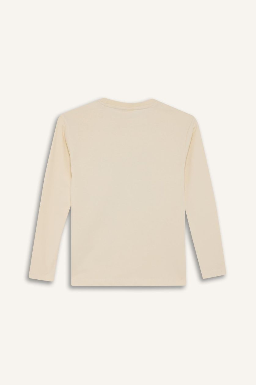 BOYS & TEENS Stone Boy Regular Fit Crew Neck Long Sleeve T-Shirt