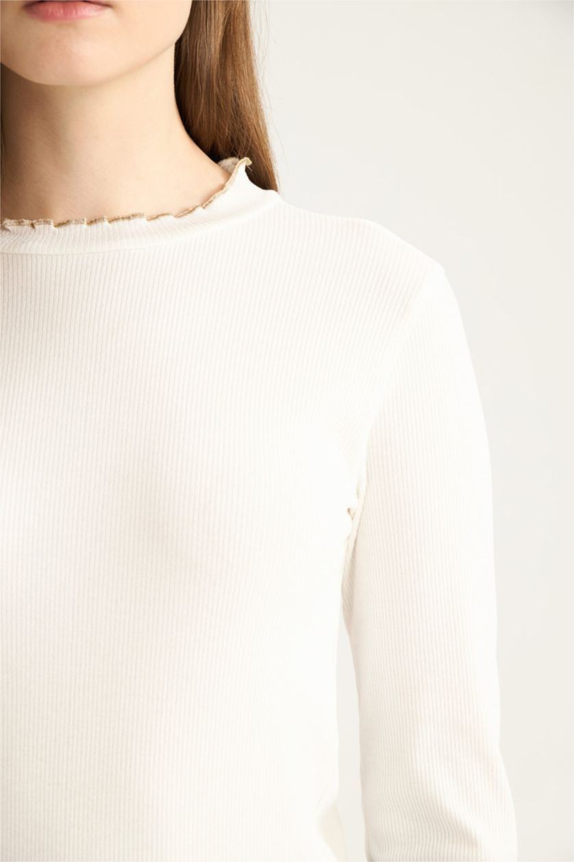 نساء بيج فاتح Camisole Long Sleeve Tunic