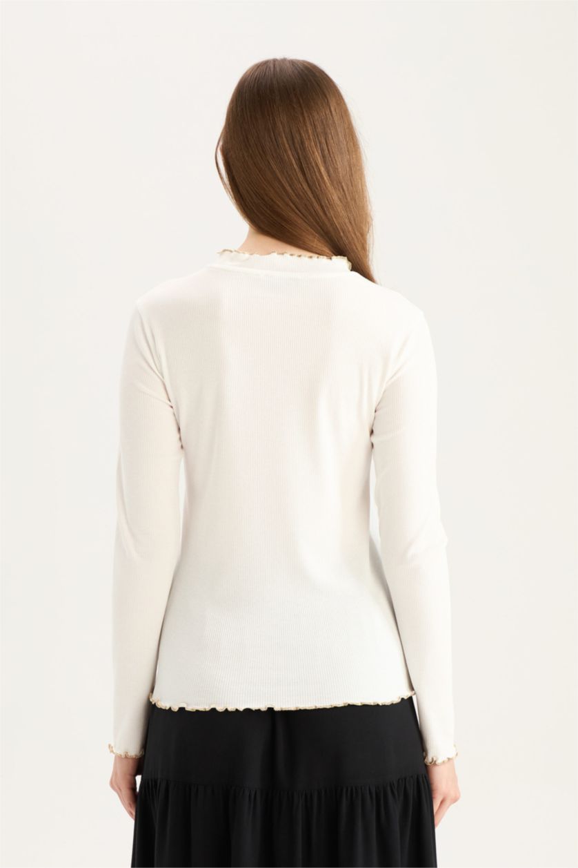 نساء بيج فاتح Camisole Long Sleeve Tunic