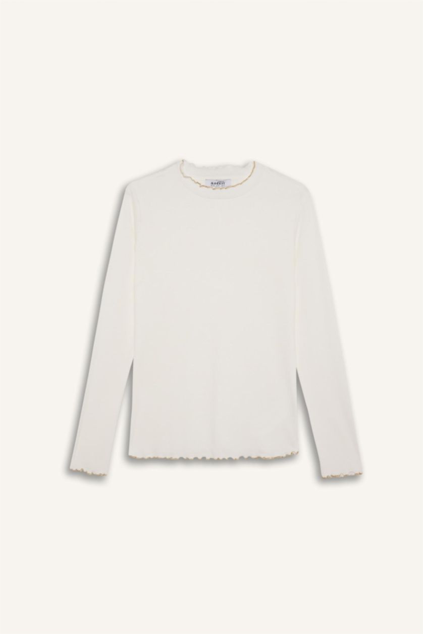 نساء بيج فاتح Camisole Long Sleeve Tunic