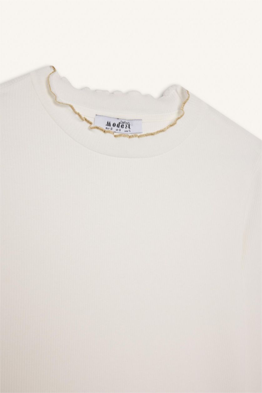 نساء بيج فاتح Camisole Long Sleeve Tunic