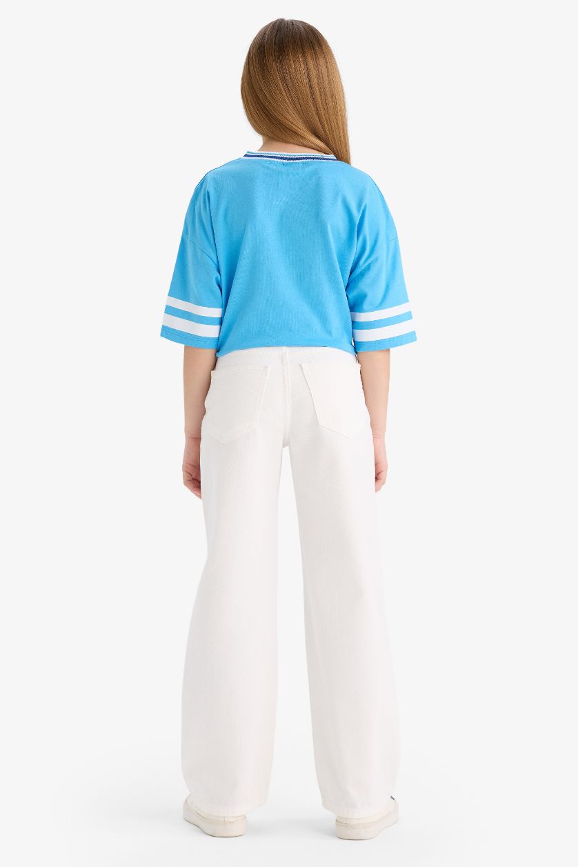 Girls & Teens White Girl 90's Wide Leg Jeans